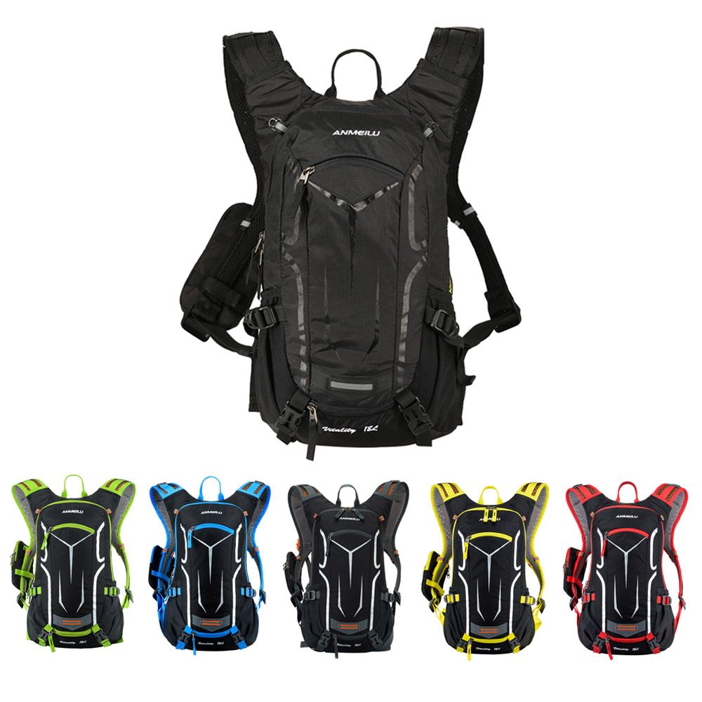 ROSWHEEL Outdoor Sport Cycling Bag 15L Backpack Ultralight Bicycle W// Rain cover