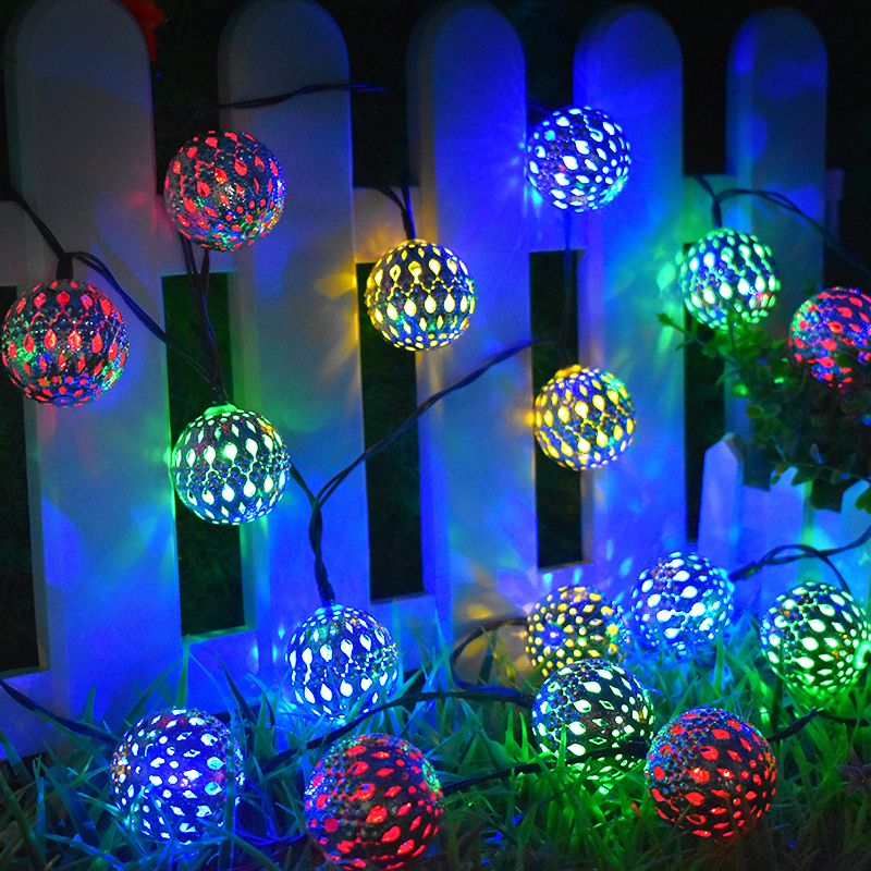 10 20 Led Moroccan Ball Solar String Lights Fairy Globe Waterproof 10 20 Led Moroccan Ball Solar String Lights Fairy Globe Waterproof Lantern Light Decorative Lighting For Home Garden Party Decor Uk 2019 From Renewal