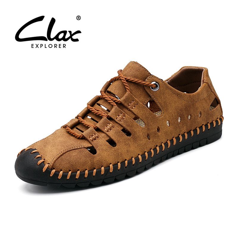 Para Caminar Calzado Hombre 2019 Gladiador Pu La Verano Clax Con De Diseñador Cuero Sandalias Zapatos Casuales 4c5jq3ALR