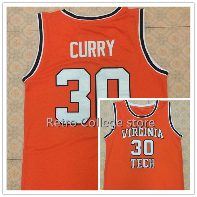 dell curry vt jersey