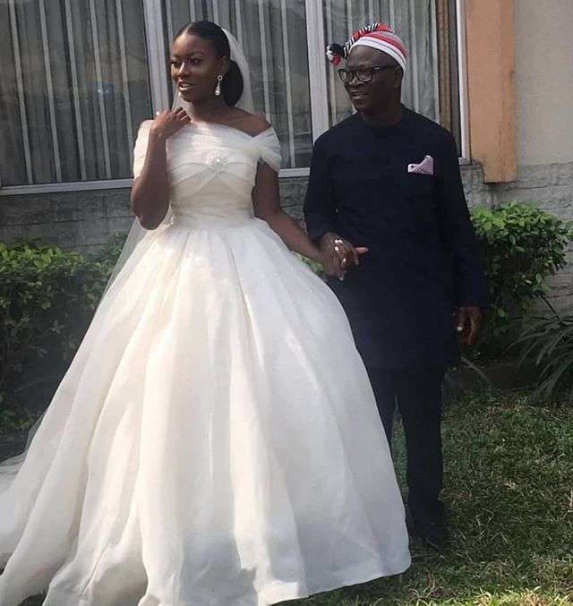 Off White Second Wedding Dress