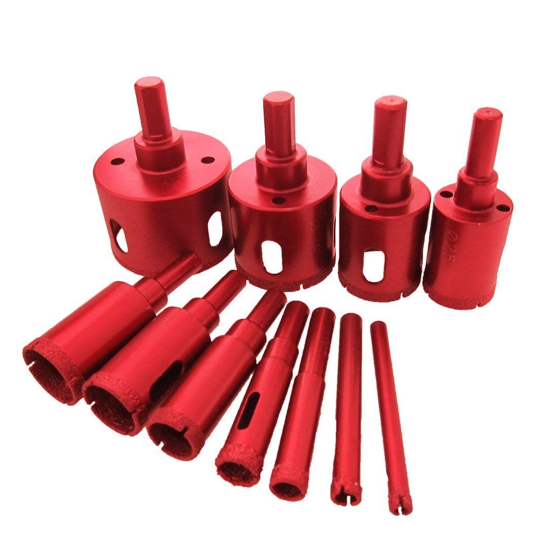 2019 Diamond Drill Bit Kit Brazed Heavy Duty Hole Saw Set Extractor 2019 Diamond Drill Bit Kit Brazed Heavy Duty Hole Saw Set Extractor Remover Tools Saws For Glass Ceramics Porcelain Ceramic Tile From Realnice