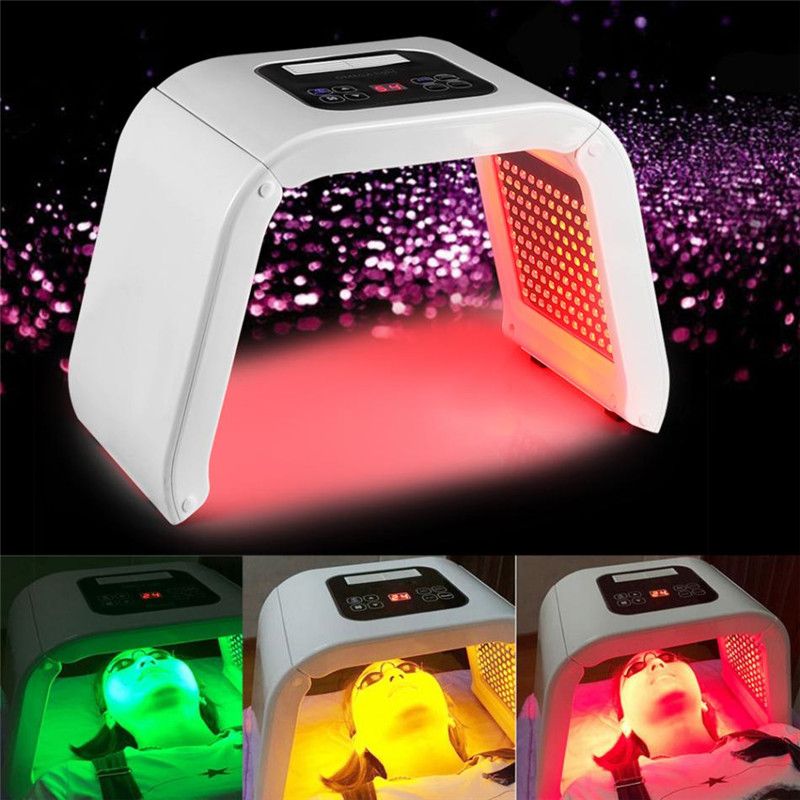 TM LM013 4 LED Light Facial Mask PDT Photon THERAPY Photodynamic For 