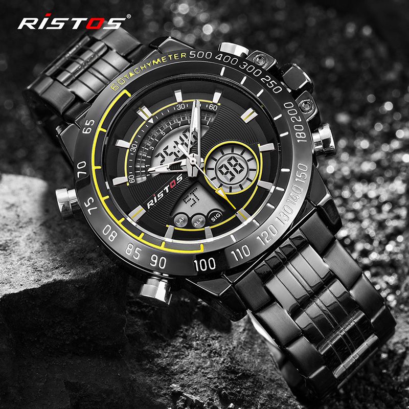 ristos analog digital watch