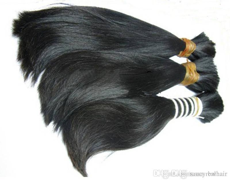 Double Drawn 100 Human Bulks Hair Unprocessed Raw Hair 16 18 20