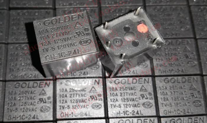 2021 100%Original New GOLDEN GH 1C 5L GH 1C 12L GH 1C 24L 5PINS 12A ...