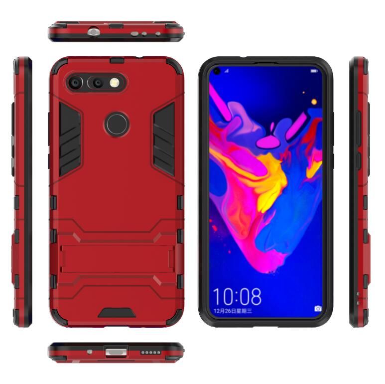 For Huawei Honor V20 Case Stand Cool Rugged Combo Hybrid Armor - best chevrolet key fob case cheap waterproof dustproof shockproof case