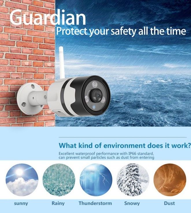 VStarcam C63S 1080P Outdoor Wireless IP Camera panoramic Security Wifi Mini CCTV IP Camera with Motion Detection Alarm