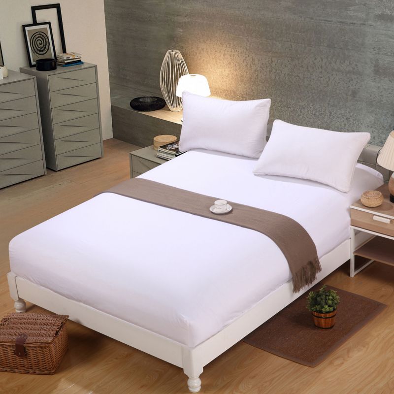 Solid Color Removeble Tatami Mattress Protector Bedspread Cover With Zipper