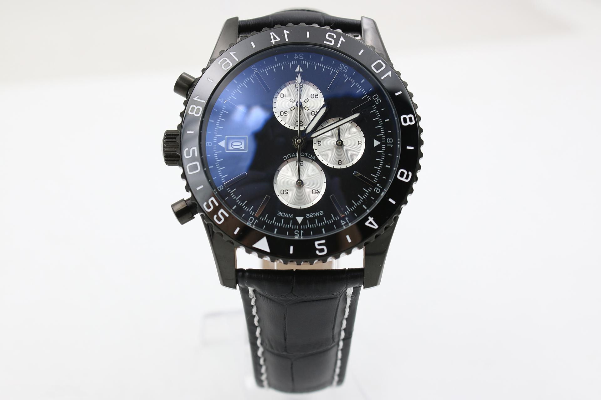 Top Brand Mens Black Dezel Blue Dial Watch Mens Black Belt Watches Swiss Mens Wristwatch Cheap Designer Watches Cheap Watch From Claire 71 78 Dhgate Com