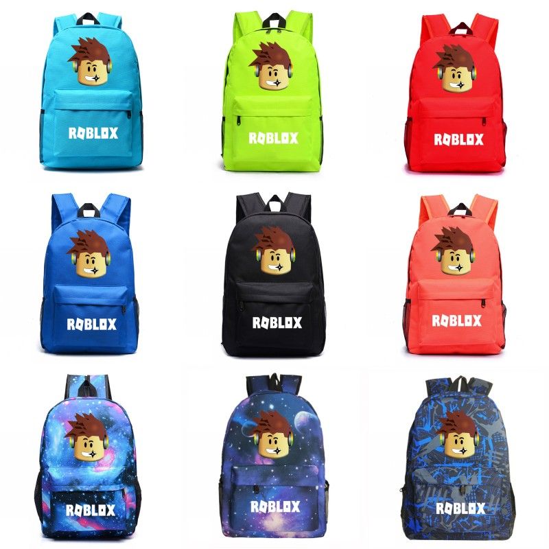 Galaxy Roblox Mochila Niños Mochilas Escolares Mochila Diaria Para Niñas Adolescentes Bolsas De Hombro De Viaje Noche Estrellada Bolsa De Libro - 