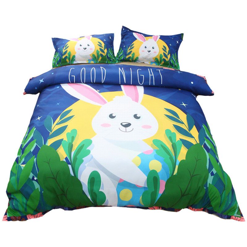 3d Unicorn Bedding Set For Girl Boy Soft Eco Friendly Printing Animal Duvet Cover Pillow Case Twin Full Queen King Size Sets