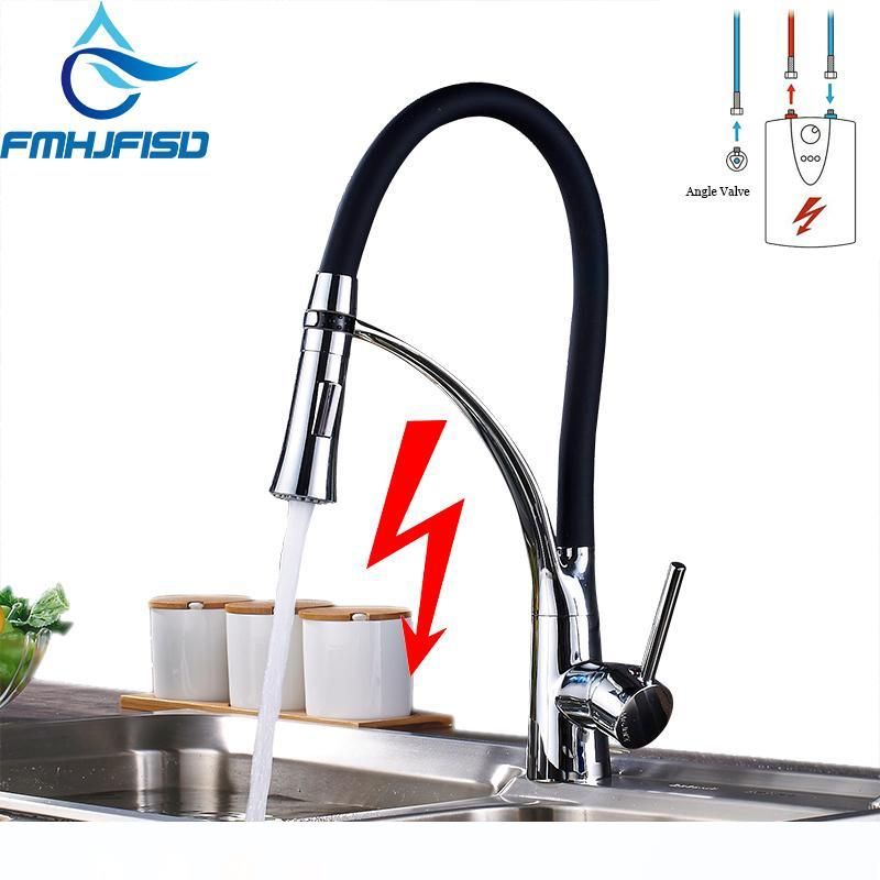 2020 Low Pressure Kitchen Faucet Mixer Water Taps Polished Chrome