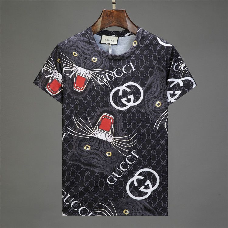 mens designer black t shirts