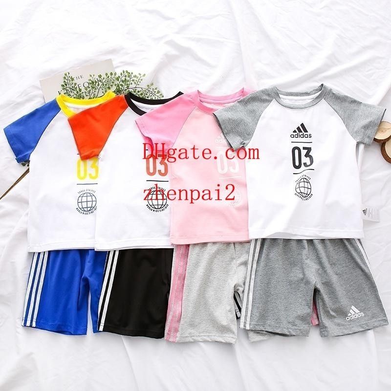 Kinder Trainingsanzug Jungen Mädchen Kleidung Set Kinder Baumwolle Shorts T Shirts und Shorts Sommer Kinder Trainingsanzug Jungen Mädchen Kleidung Set Kinder Baumwolle Shorts T Shirts und Shorts Sommer