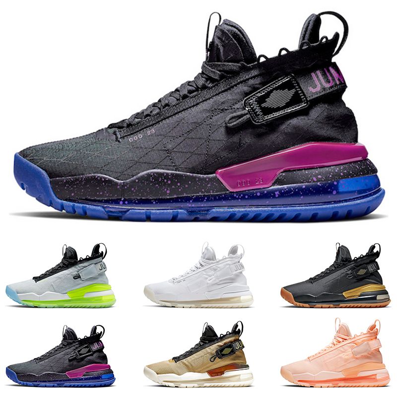 Acheter JORDAN PROTO MAX 720 Jumpman Chaussures Hommes Gym NÃ©on Rouge DÃ©gradÃ© Pur Platine 