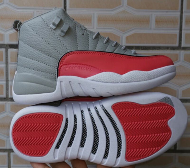 grey and pink basketball shoes