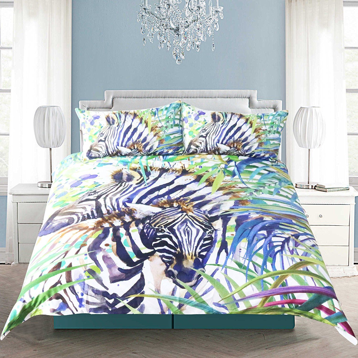 Jungle Zebra Design Bedding Set Of Duvet Cover Quilt Jungle Zebra Design Bedding Set Of Duvet Cover Quilt Pillowcase Twin Full Queen King Size Bedspreads Comforters Luxury From Comfortplus