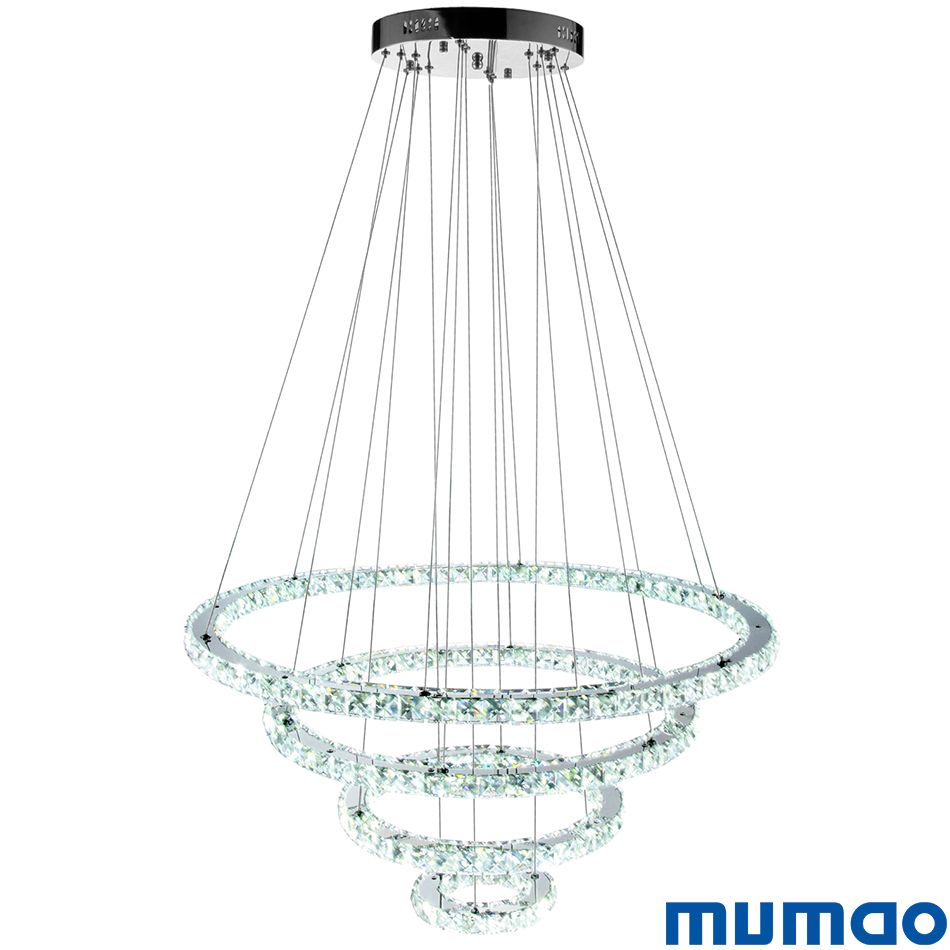 Modern Led Pendant Lights For Living Room Dining Diy Shape Indoor Crystal Light Chandeliers Hanging Lamp