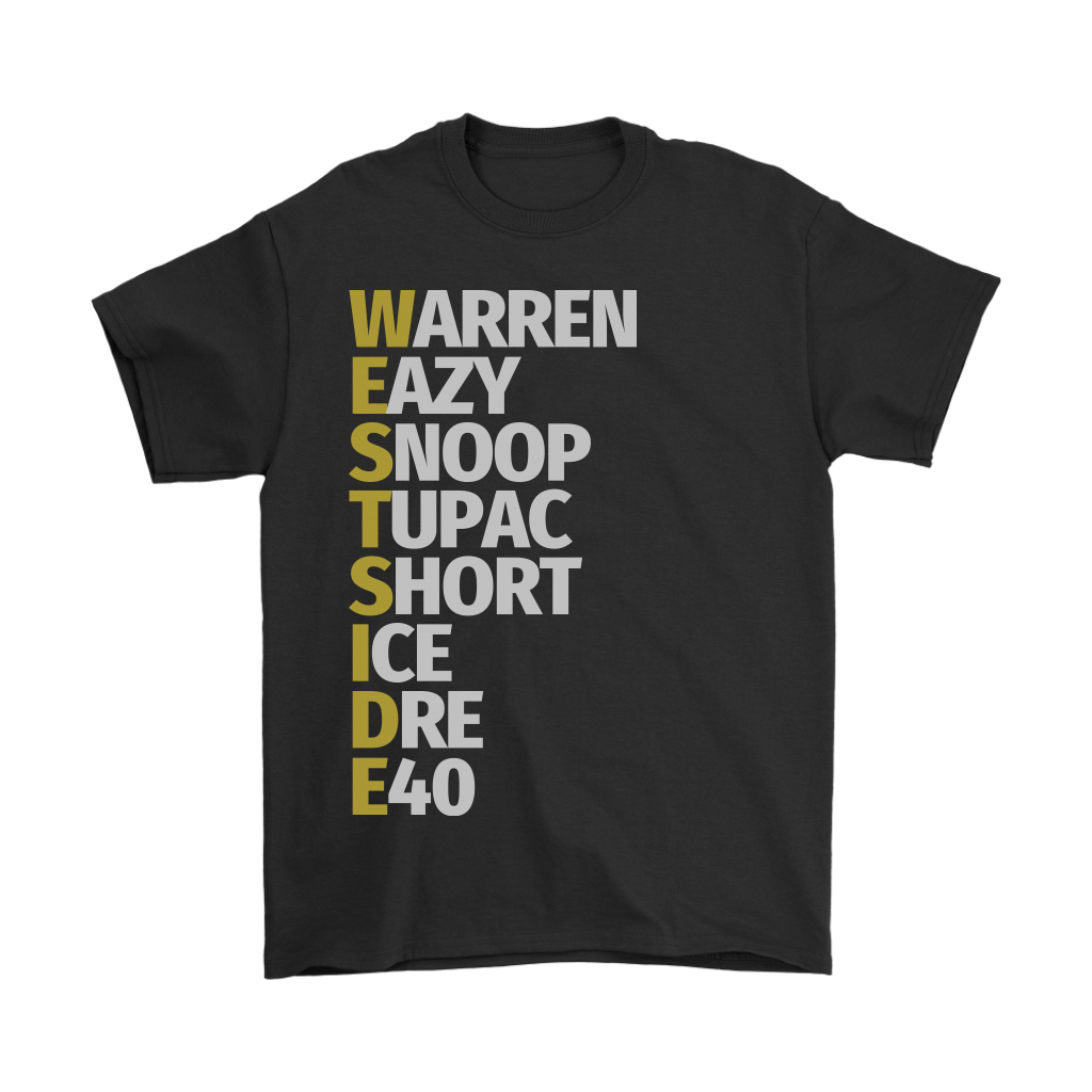 West Side Rap Tupac Snoop Dogg Eazy E Ice Cube T Shirt Men Women - west side rap tupac snoop dogg eazy e ice cube t shirt m!   en women unisex fashion tshirt awesome t shirts designs cool funny shirts from besttshirts201801