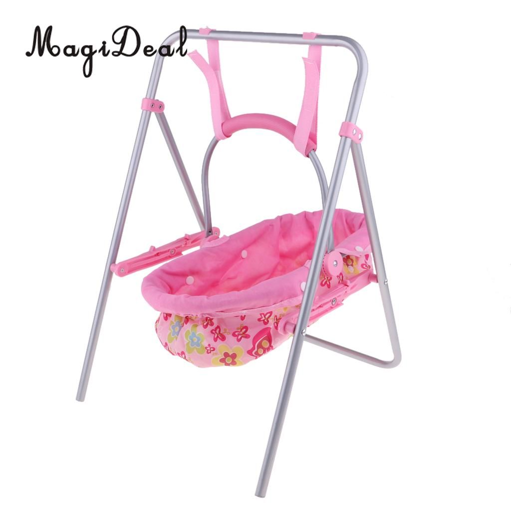 Simulation Baby Dolls Swing Cradle Zubehor Pretend Toys Fur Kinderzimmer Mobel Decpration