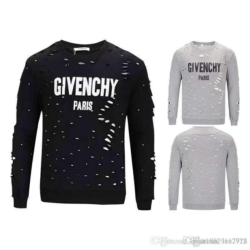 High 2018 Nueva Para Hombre Mendigo Corta Destruir Rota Ropa Camiseta Hop Manga Hip Hole Street En Camisetas N80wXOkPn