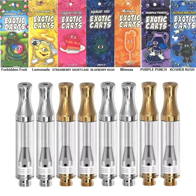 Lastest Exotic Carts Mario Carts Vape Cartridge Cearamic Coil 1.0ml