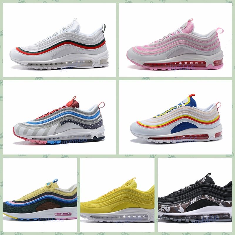 Nike Air Max Original barato Hombres Mujeres Deportes al aire libre zapatos 97 OG NRG 97S SE Plus QS PRM Diseñador de lujo zapatillas de deporte Nike Air Max Original barato Hombres Mujeres Deportes al aire libre zapatos 97 OG NRG 97S SE Plus QS PRM Diseñador de lujo zapatillas de deporte