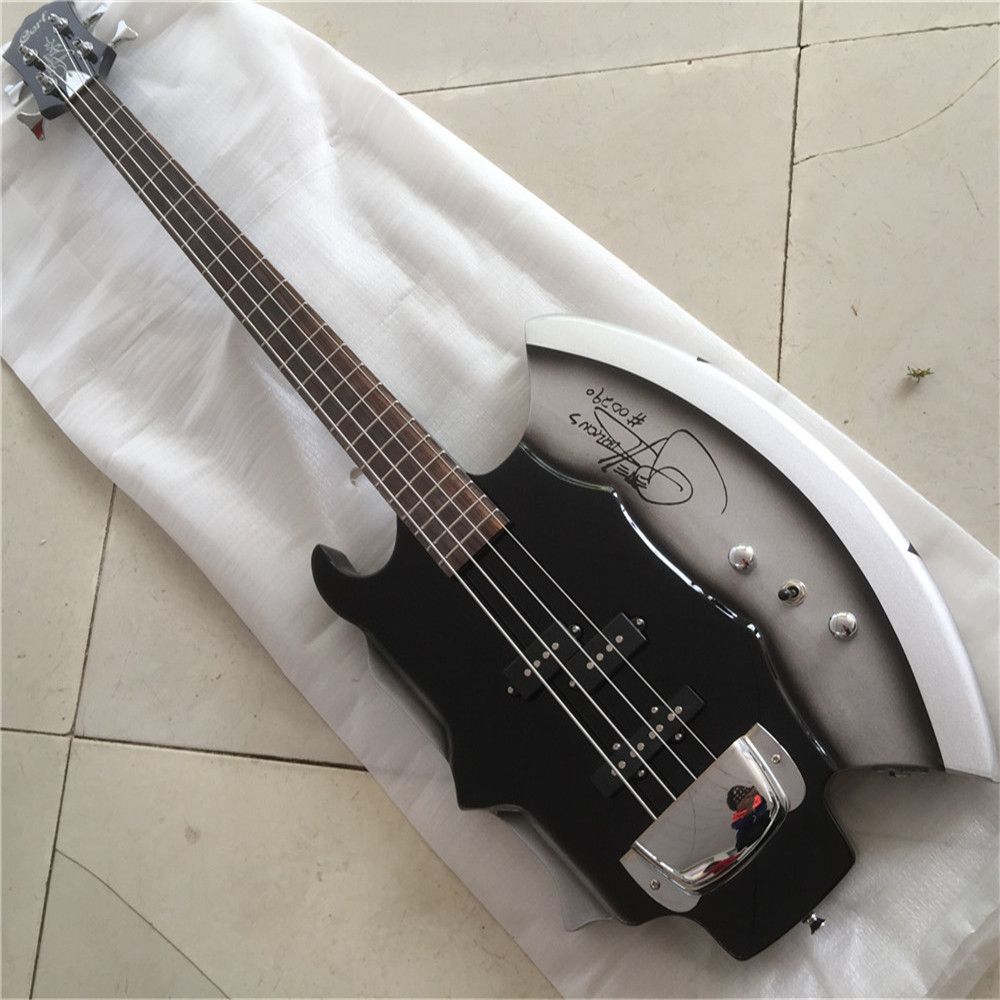 Shaped Axe Type Double Swing Electric Guitar Basswood Body Rosewood Fingerboard Free Shipping