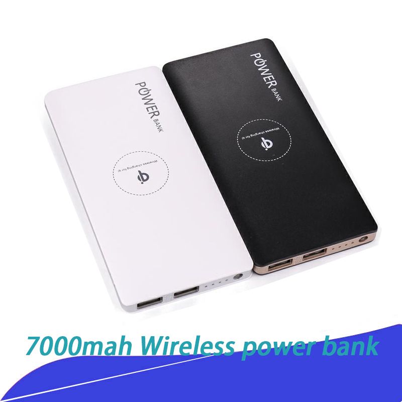 2021 QI 7000 MAh Wireless Power Bank Portable Wireless Charger With
