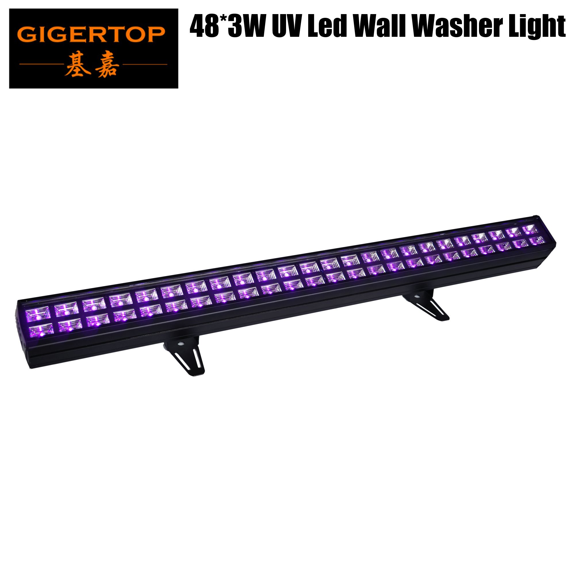 Gigertop Tp W4803 Uv Led Wall Washer Light Non Waterproof Puple Color Tyanshine 48 X 3w Stage Lighting Power In Out Ce Rohs