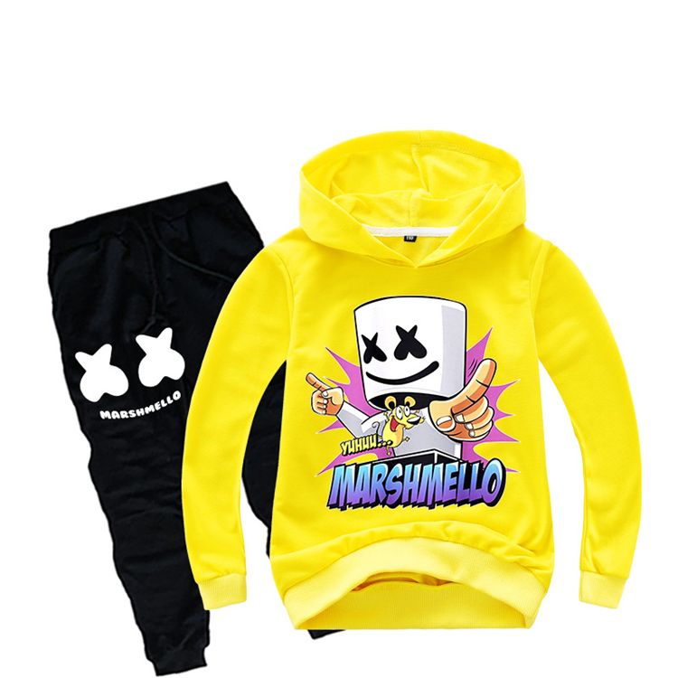 marshmello hoodie yellow