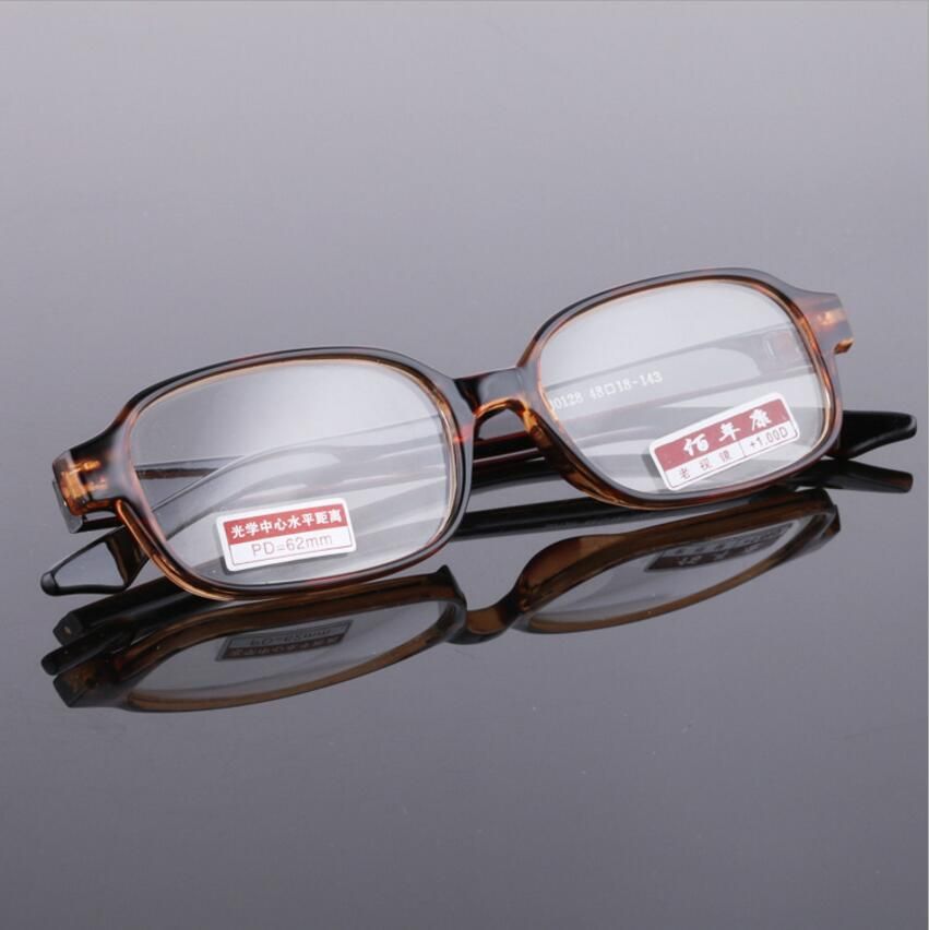 Retro Style Glass Lens Reading Glasses Unisex Presbyopia Prescription