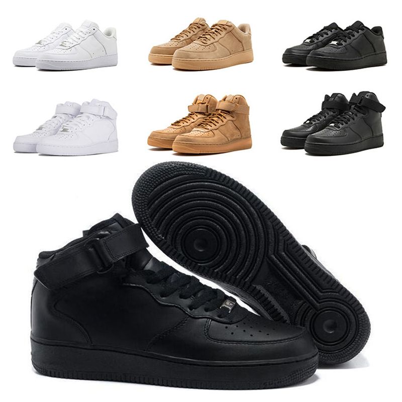 Plein De New Nike Formateur 1 Blanc Blé Un Haut Bas En Mens Femmes Course Noir Et Chaussures Arrive Sneaker Air Force Qsdrth