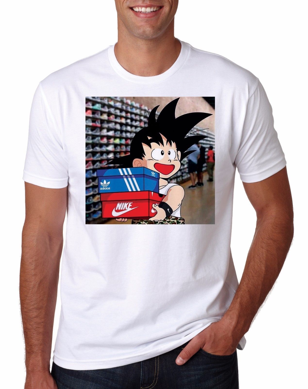 nike dragon ball z shirt