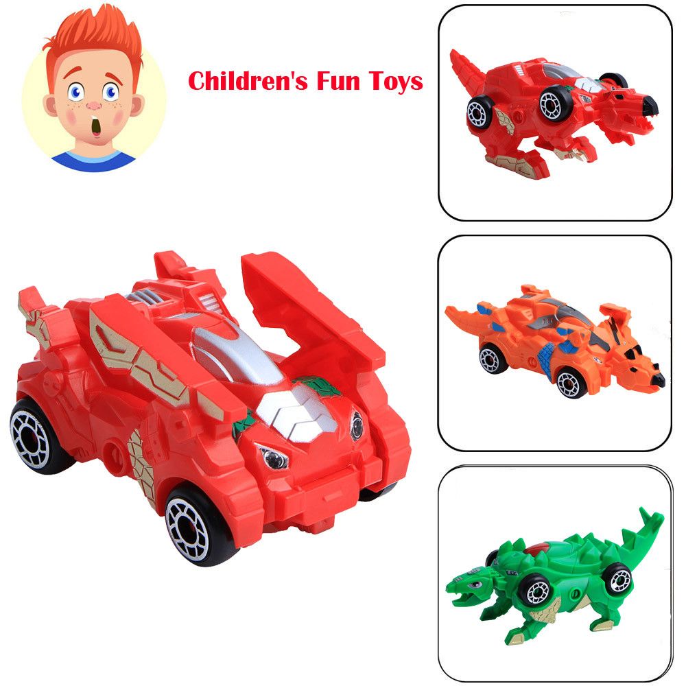 Acquista Creativo Bambini Mini Trasformazione Dinosauri Robot