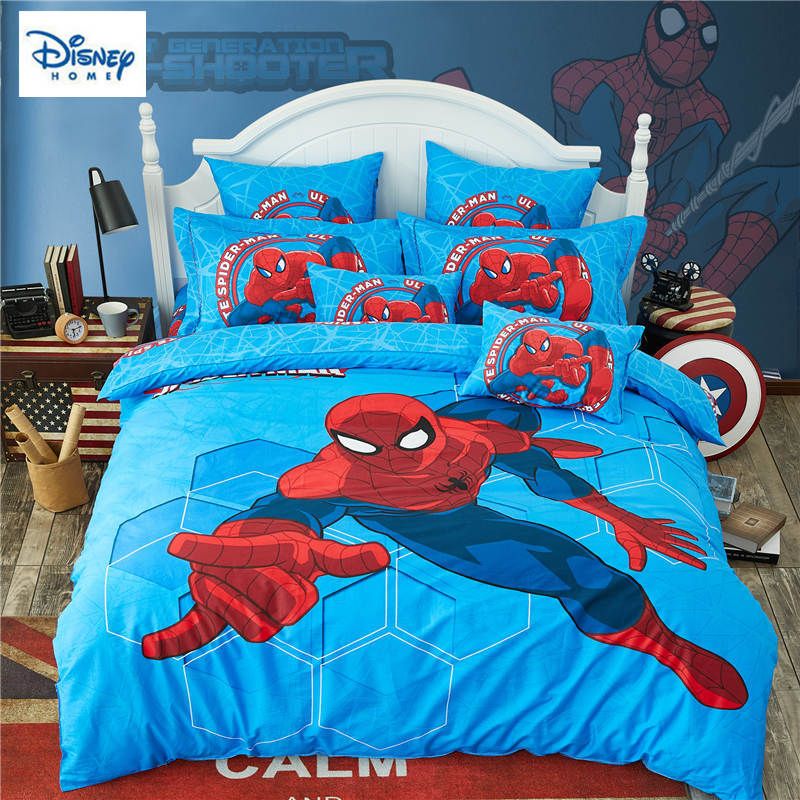 3d Spider Man Bedding Set For Kids Comforter Duvet Covers Twin Size 3d Spider Man Bedding Set For Kids Comforter Duvet Covers Twin Size Bedroom Decor Queen Bed Sheets Cotton Bedspread 3 King Quilt Cover Sets