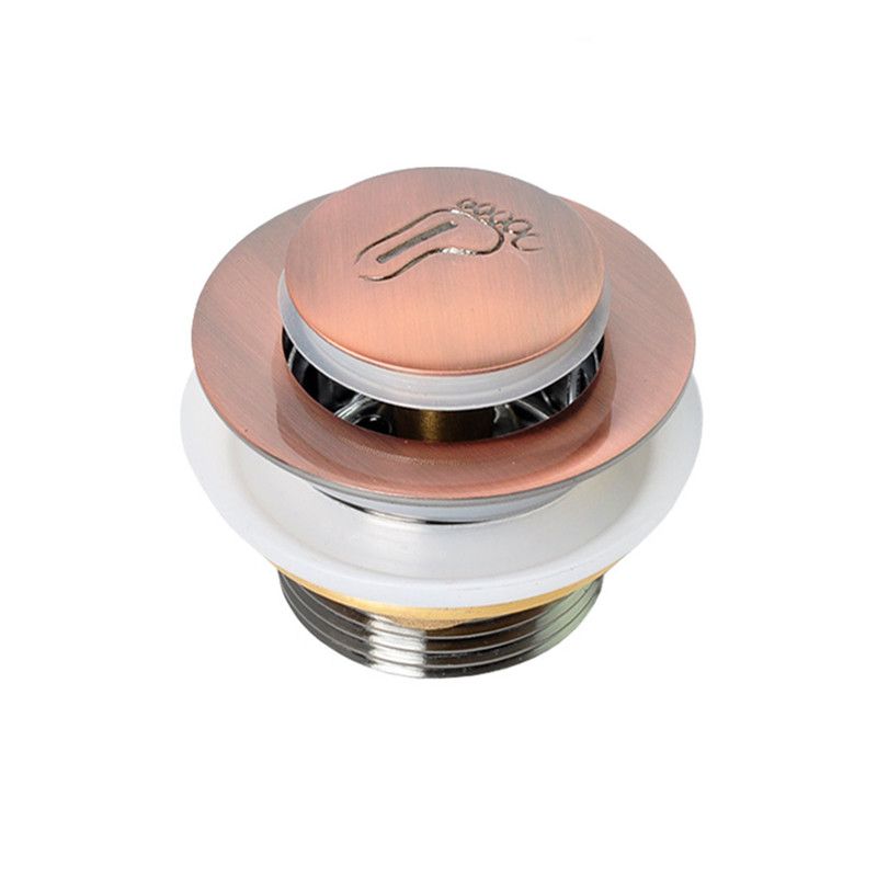 2020 High Quality Bathtub Waste Drain Plug Bathroom Drain Pipe Brass