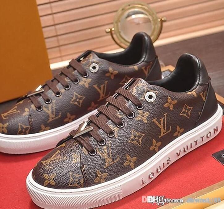 Louis Vuitton LV Flowers Retro Sneakers Men And Women Louis Running FRONTROW SNEAKER Shoes Sport ...