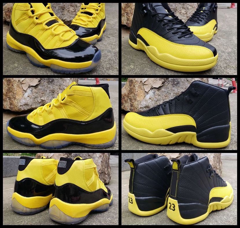 black yellow 11s