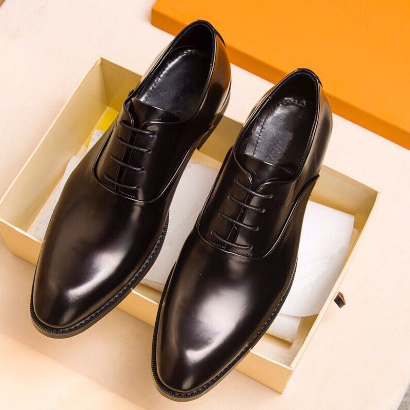 Men Dress Shoes High Quality Genuine Leather Designer Men