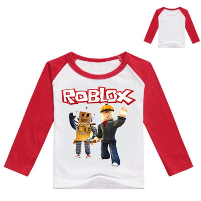 Kids Pullover Sweatshirts Boy Long Sleeve T Shirt Clothing Children Spring Autumn Tops Tee Costume Girls 2019 Roblox Clothes - roblox one piece clothes