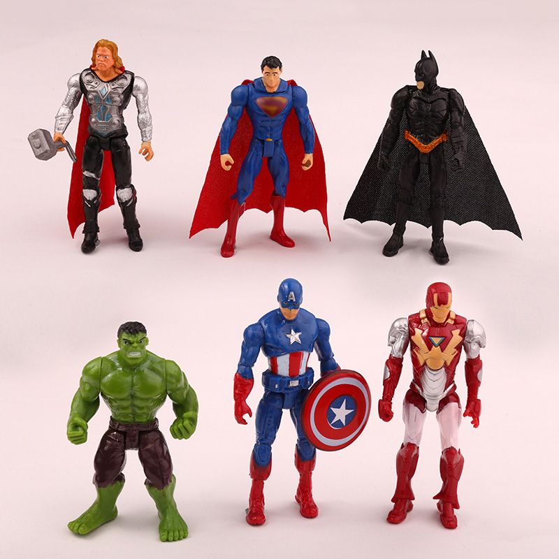 2020 9 11cm Set The Avengers Action Figures PVC Super Hero Figures Toy