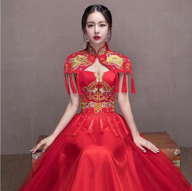 green asian wedding dress