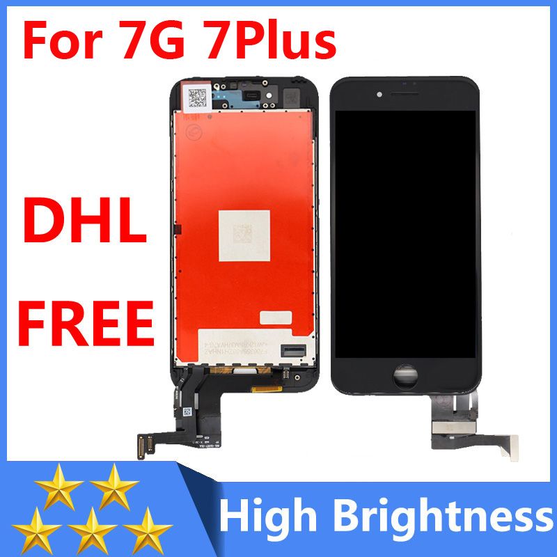 100 Good Quality Replacement Screen For Iphone 7 Plus Lcd Display With 3d Touch White Black