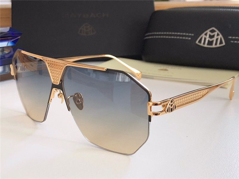 Top Luxury Men Glasses THE Brand Maybach Designer Sunglasses Square K