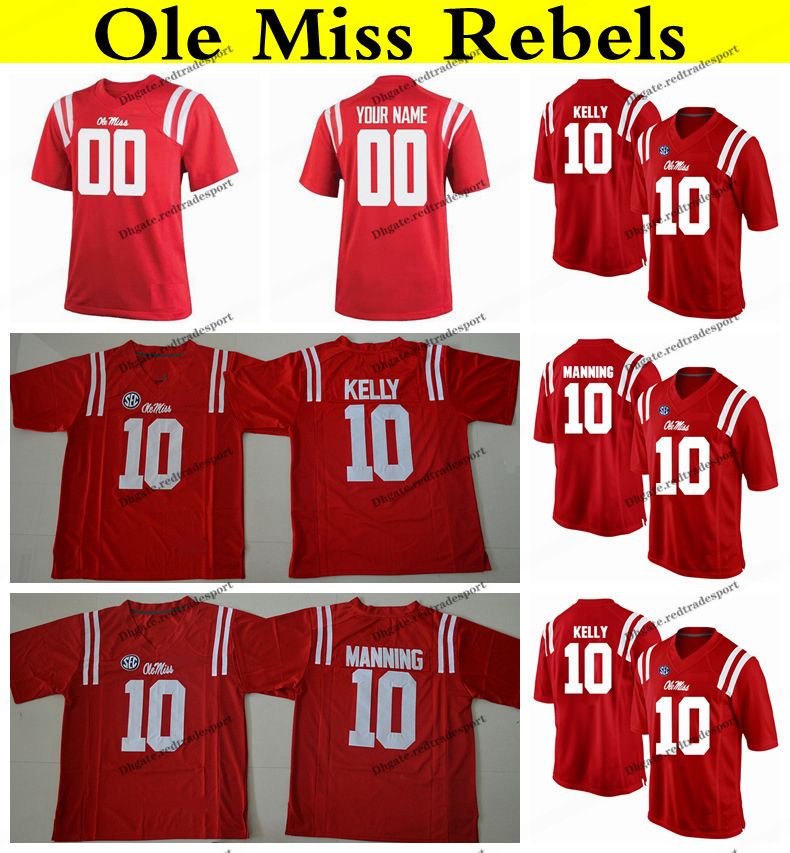 2020 Customize 2019 Ole Miss Rebels 10 Eli Manning 10 Chad Kelly 14 Bo