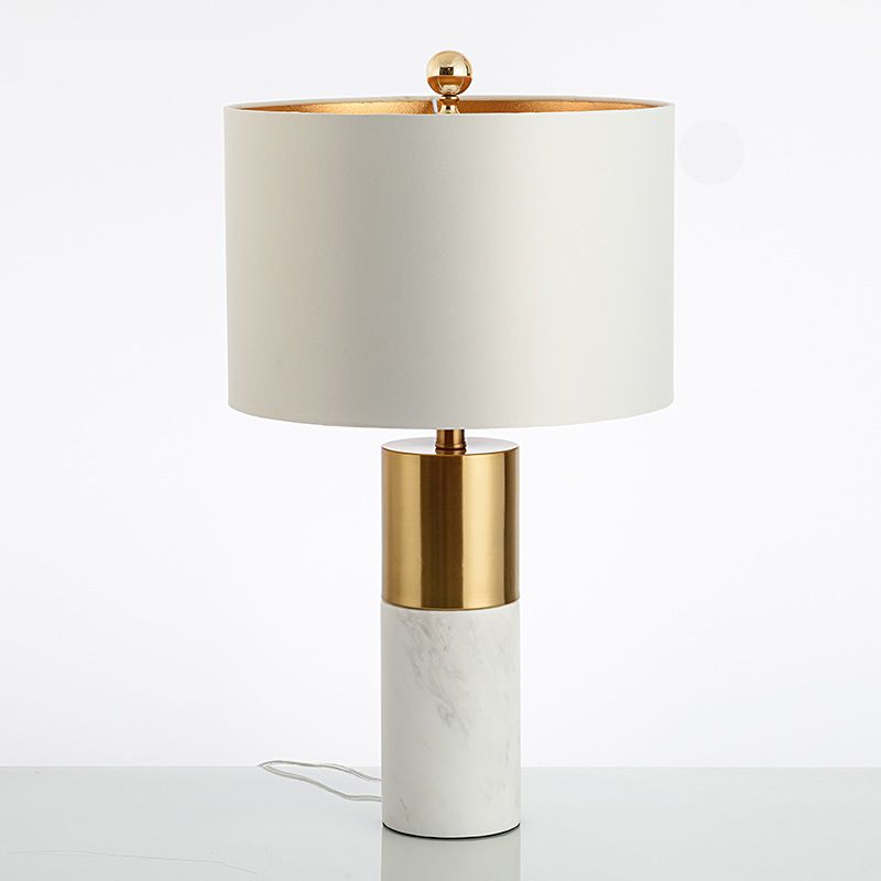Nordic Style Marble Table Lamp Postmodern Minimalist Luxury Designer Desk Lamps Bedroom Bedside Led Decoration Fixture