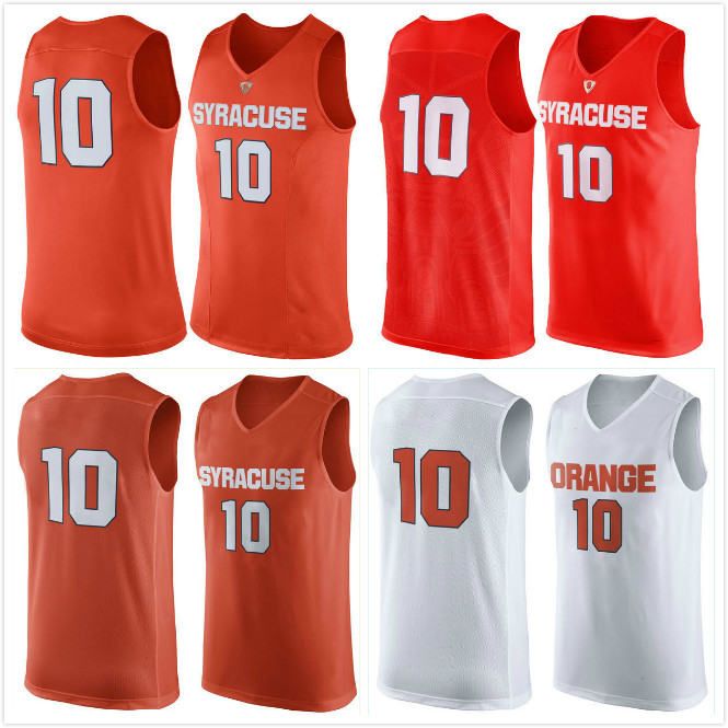 2020 Custom Made 2019 10 Syracuse Orange Man Women Youth Basketball