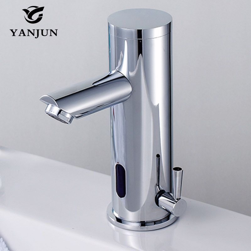 Yanjun Touch Free Infrared Sensor Faucet Automatic Shut Off Hot And Cold Basin Mixer Lavatory Bathroom Kitchen Yj 6625